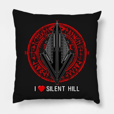 I Love Silent Hill Throw Pillow Official Silent Hill Merch