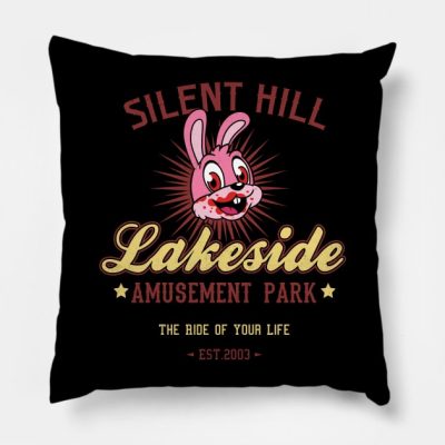 Silent Hill Lakeside Park Throw Pillow Official Silent Hill Merch