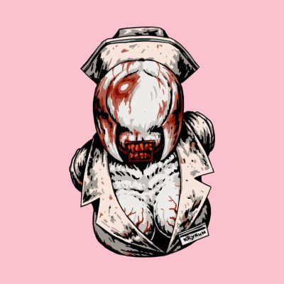 Silent Hill 2 Bubble Head Nurse Ps2 Tapestry Official Silent Hill Merch