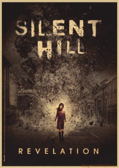 Silent Hill Posters Movie Wall Stickers Kraft Paper Paper Prints High Definition Livingroom Bedroom Home Decoration 10 - Silent Hill Store