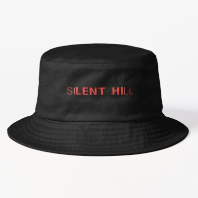 Silent Hill In Red Text Bucket Hat Official Silent Hill Merch