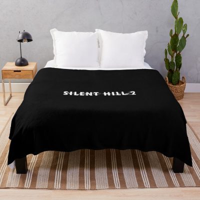 Silent Hill 2 Logo Throw Blanket Official Silent Hill Merch