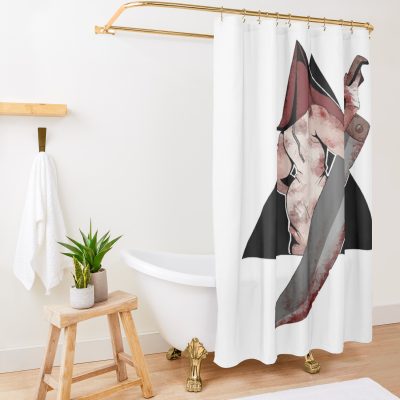 Pyramid Head Silent Hill Shower Curtain Official Silent Hill Merch