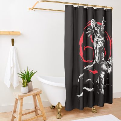 Asphyxia Silent Hill Homecoming Shower Curtain Official Silent Hill Merch