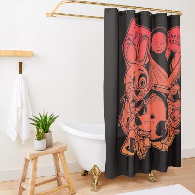 Silent Hill Retro Vintage Design Shower Curtain Official Silent Hill Merch