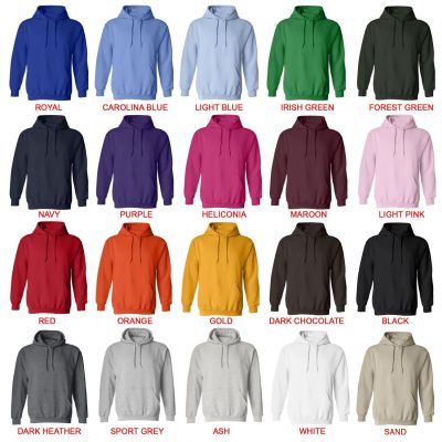 hoodie color chart - Silent Hill Store